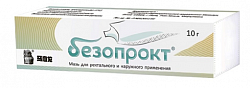 Купить безопрокт, мазь для ректального и наружного применения, туба 10г в Городце