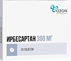 Купить ирбесартан, таблетки 300мг, 28 шт в Городце