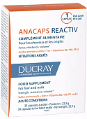 Купить дюкрэ анакапс (ducray аnacaps) реактив для волос, кожи головы и ногтей, капсулы 30 шт бад в Городце