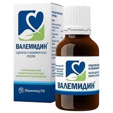 Валемидин, капли для приема внутрь, флакон 25мл Валемидин, капли для приема внутрь, флакон 25мл