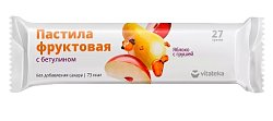 Купить пастила фруктовая с бетулином яблоко с грушей витатека, 27г в Городце