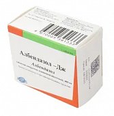 Купить албендазол-дж, таблетки покрытые пленочной оболочкой 400мг, 1шт в Городце