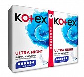 Купить kotex ultra (котекс) прокладки ультра ночные 14шт в Городце