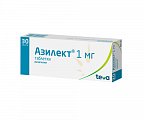 Купить азилект, таблетки 1мг, 30 шт в Городце