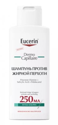 Купить eucerin dermo capillaire (эуцерин) шампунь-гель против перхоти 250 мл в Городце