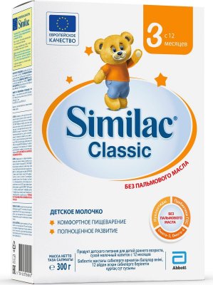 Купить симилак (similac) 3 классик смесь детское молочко, 300г в Городце