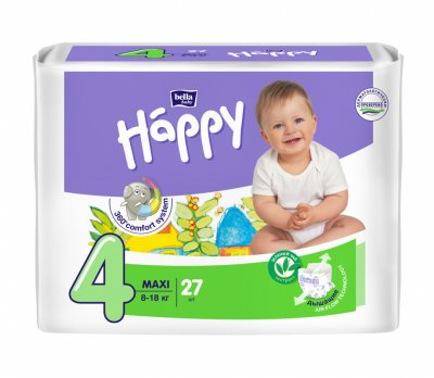 Купить bella baby happy (белла) подгузники 4 макси 8-18кг 27 шт в Городце
