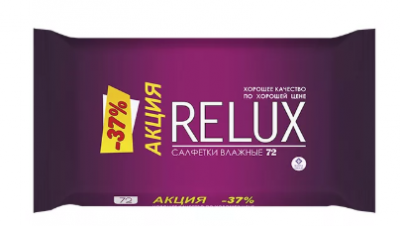 Купить relux (релюкс) салфетки влажные освежающие 72шт в Городце