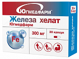 Купить железа хелат югмедфарм, капсулы 30шт бад в Городце