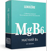 Купить lekolike (леколайк) магний b6, таблетки 60шт бад в Городце