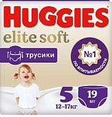 Купить huggies (хаггис) трусики elitesoft 5, 13-17кг 19 шт в Городце