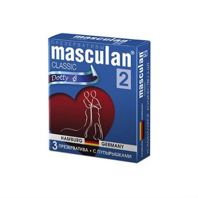 Купить masculan-2 (маскулан) презервативы классик с пупырышками 3шт в Городце