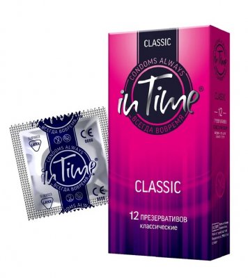 Купить in time (ин тайм) презервативы классические 12шт в Городце