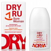 Купить драй ру (dry ru) sure woman антиперспирант для уверенных в себе женщин, 50мл в Городце