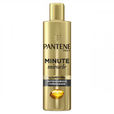 Купить pantene pro-v (пантин) шампунь minute miracle мицелярный интенсивное укрепление волос, 270 мл в Городце