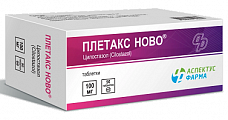 Купить плетакс ново, таблетки 100 мг, 90 шт в Городце