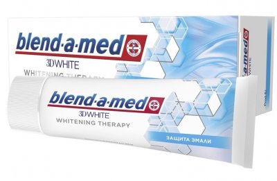 Купить бленд-а-мед (blend a med) зубная паста 3d вайт whitening therapy защита эмали 75мл в Городце