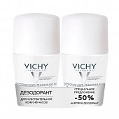 Купить vichy (виши) дезодорант шариковый 48 часов для чуствительной кожи 50мл 2 шт в Городце