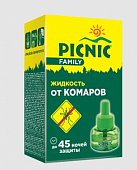 Купить picnic (пикник) family жидкость от комаров 45 ночей в Городце