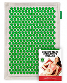 Купить аппликатор массажер медицинский тибетский на мягкой подложке 41х60 см, зеленый в Городце