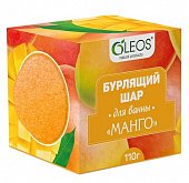 Купить oleos (олеос) шар для ванн бурлящий манго, 110г в Городце