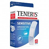 Купить пластырь teneris sensitive (тенерис) бактерицидный ионы ag нетканная основа, 20 шт в Городце