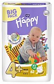 Купить bella baby happy (белла) подгузники 4+ макси+ 9-20кг 62 шт в Городце