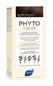 Купить фитосолба фитоколор (phytosolba phyto color) краска для волос оттенок 6,77 светлый каштан-капучино 50/50/12мл в Городце