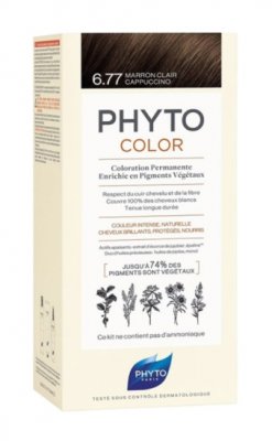 Купить фитосолба фитоколор (phytosolba phyto color) краска для волос оттенок 6,77 светлый каштан-капучино 50/50/12мл в Городце