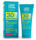 Купить librederm bronzeada (либридерм) крем солнцезащитный для лица и зоны декольте, 50мл spf30 в Городце