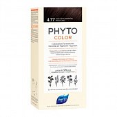 Купить фитосолба фитоколор (phytosolba phyto color) краска для волос оттенок 4,77 насыщенный глубокий каштан в Городце