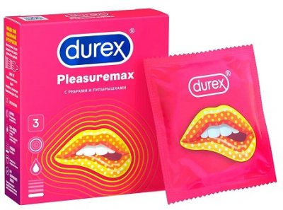 Купить durex (дюрекс) презервативы pleasuremax 3шт в Городце
